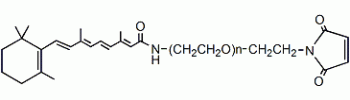 Retinoic acid PEG Maleimide           Cat. No. PG2-MLVA-5k     5000 Da    10 mg