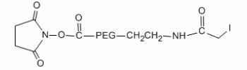 Iodoacetyl PEG NHS, IA-PEG-NHS           Cat. No. PG2-IANS-3k     3400 Da    100 mg