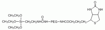 Silane PEG Biotin           Cat. No. PG2-BNSL-600     600 Da    100 mg