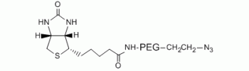 Azido PEG Biotin, N3-PEG-Biotin           Cat. No. PG2-BNAZ-600     600 Da    100 mg