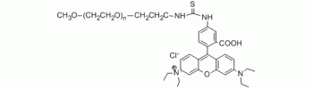 Rhodamine-PEG, mPEG-RB           Cat. No. PG1-RB-40k     40000 Da    25 mg