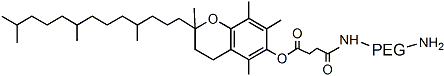 Vitamin E PEG amine, Tocopherol PEG amine           Cat. No. PG2-AMVE-3k     3400 Da    5 mg