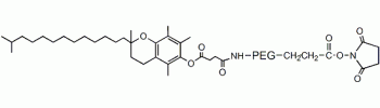 Vitamin E PEG NHS, Tocopherol PEG NHS           Cat. No. PG2-NSVE-2k     2000 Da    5 mg