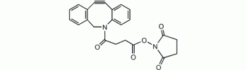 Dibenzylcyclooctyne, DBCO NHS           Cat. No. DB-NS-02     MW 402.40    10 mg