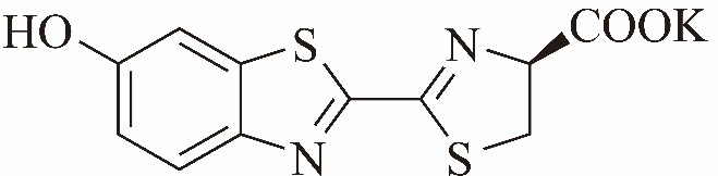 D-Luciferin, Potassium Salt（D-萤光素钾盐） 货号:               D1009S/D1009L  规格:               10 mg/500 mg