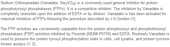 Sodium Orthovanadate (Vanadate)            货   号                  #P0758L