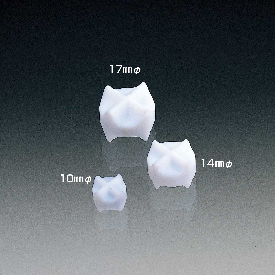 十字突型PTFE搅拌子10mmφ(外径×高(mm):10φ×9)